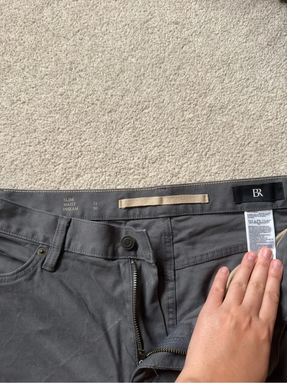 Men’s Straight Leg Jeans - Charcoal